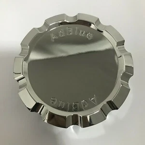 Chrome Ad Blue Cap Universal Fit - Picture 1 of 1