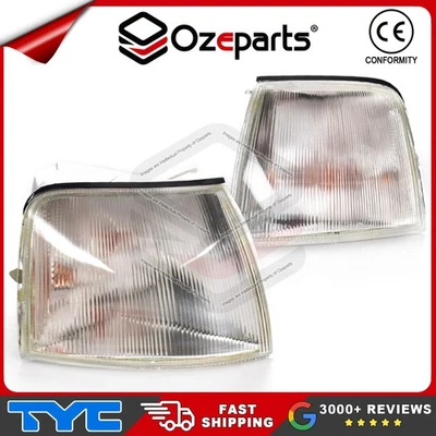Ford Fairmont EA EB ED 1988~1994 Pair LH+RH Corner Light Indicator Lamp *Clear - Image 1 of 4