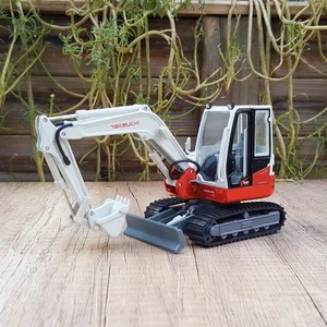1/35 Scale Takeuchi TB260 Compact Excavator Diecast Model Toy Gift NIB - Picture 1 of 6