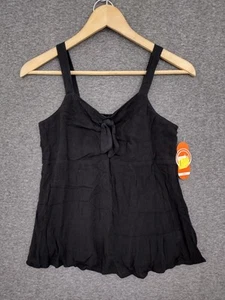 Wonder Nation Girls Bow Tank Top Black XL 14-16 plus - Picture 1 of 10