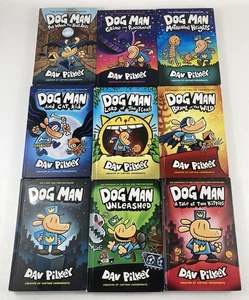 Hund Mann Komödie Grafik Abenteuer Hardcover Bücher Dav Pilkey Menge 9 - Bild 1 von 9
