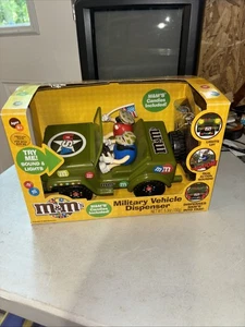 M&M’s Military Vehicle Dispenser Blue & Red M&M's - Picture 1 of 6