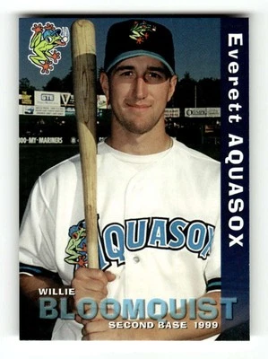 1999 Grandstand Everett Aquasox #6 Willie Bloomquist NM Near Mint BXCP05 - Image 1 of 2