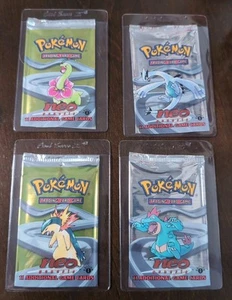 Pokemon Neo Genesis 1st Edition Empty Pack Art Full Set. Lugia, Typhlosion, etc. - Picture 1 of 4