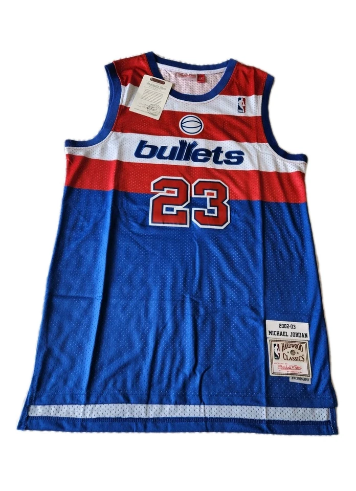Mitchell & Ness 🔥 Michael Jordan 🔥 #23 Bullets 2002-03 Retro Jersey Men's XL - Image 1 of 4