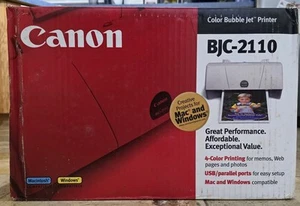 Brand NEW Canon BJC 2110 Standard Inkjet Printer Color Bubble Jet - Picture 1 of 5