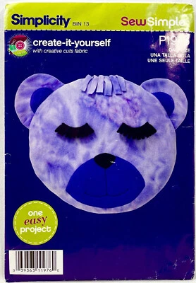 Juguete almohada animal Simplicity 2011 patrón de costura P1976 21" diámetro niños 12706 Foto 1 de 2
