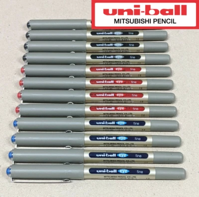 12 x Uni-ball Eye Pigment Ink Roller Ball Pen 3 Colors 0.7mm Fine UB-157 - image 1 of 4