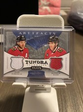 2022-23 Upper Deck NHL Artifacts Tundra Duos Patrick Kane Alex DeBrincat /249 🔥