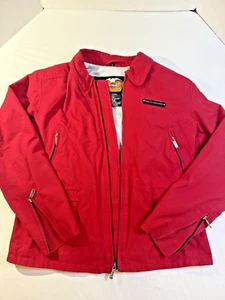 Harley Davidson Women’s Riding Jacket M Medium Superb Quality Deep Red EUC - Picture 1 of 17