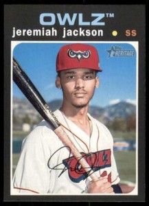 2020 Heritage Minors Base #153 Jeremiah Jackson - Orem Owlz