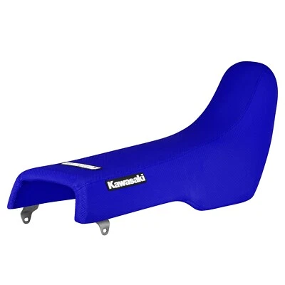 1989 KAWASAKI KDX 200 захват сиденья чехол все синий стандарт #181 логотип - Изображение 1 из 4