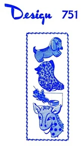 Animal Potholders Pattern Pot Holders Design 751 OR Puppets Dog Giraffe Bird - Picture 1 of 4