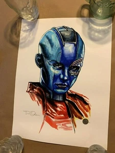 Tim Doyle Blue Meanie Shiny Objects Nebula Giclee Print Poster Signed # / 200 - Picture 1 of 4