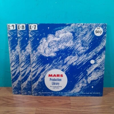 Lot Of 3 Sound Effects Records LPs Mars Production Library For Programming/Sales - Image 1 of 4