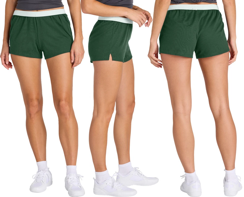 Pantalones Cortos Para Mujer Jersey Tejido Alegría Cómodos Ejercicio Gimnasio Entrenamiento Damas XS-4XL Foto 1 de 1