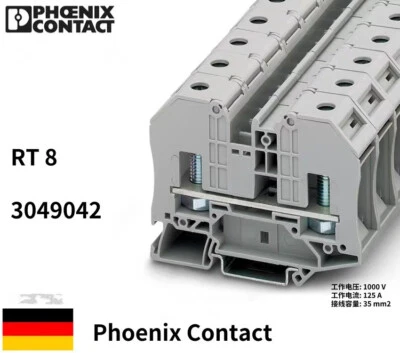 25pcs Phoenix Terminal Block 3049042 RT 8 Straight-through Terminal - Image 1 of 3