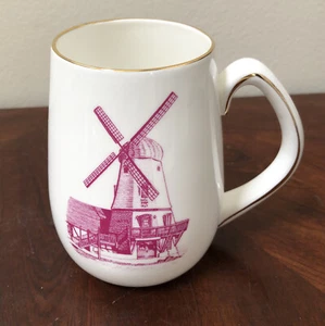 Taylor & Kent Windmill Designed Coffee Mug/cup Bone KENT China Made In England - Picture 1 of 8