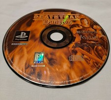 PS Sony Deathtrap Dungeon Playstation PS1 Video Game disc with case No Manual