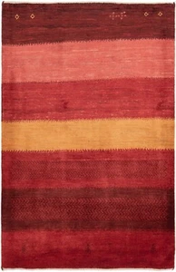 Loribaft 132x86 cm Handgeknüpfter Perserteppich Nomadic Orient Carpet Rug Modern - Bild 1 von 12