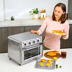 1550W 7-in-1 Air Fryer Toaster 3 Slice Convection Oven w/ Warm Broil Toast Bake photo