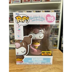 NEW IN HAND EXCLUSIVE Kuromi Ice Cream Funko Pop #105 Sanrio Hello Kitty Friends - Picture 1 of 6