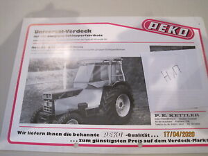 Prospekt Peko Universal Verdeck Modell 042 GF und 040 GF mit Warmlufth. (H17)