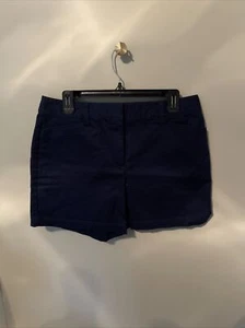 Pantalones cortos para mujer Navy Lands' End talla 10 de altura media - Imagen 1 de 5