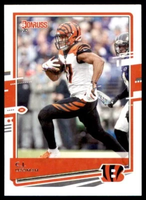 2020 DONRUSS FOOTBALL CARD CINCINNATI BENGALS #64 C.J. UZOMAH - Image 1 of 2