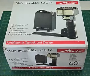 NIB Metz 60 CT-4 handle mount professional flash kit w/ battery pack - Picture 1 of 17