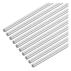 Silver Steel Round Bar Rod 2mm 2.5mm 3mm 4mm 5mm 6mm 7mm 8mm 9mm 10mm 330mm L - Picture 1 of 4