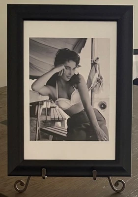 Elizabeth Taylor Frank Worth Framed Limited Edition 12x17 - Image 1 of 2
