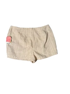 Arula x Xquisite Jeans Shorts Damen XL Oatmeal gefüttert Woven Tweed BYDV5948PJC-F - Bild 1 von 5
