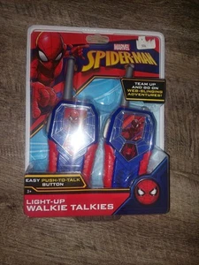 Nowy Marvel Spider-Man Light Up Walkie Talkie Łatwy przycisk do rozmowy Zabawki dla dzieci - Zdjęcie 1 z 2