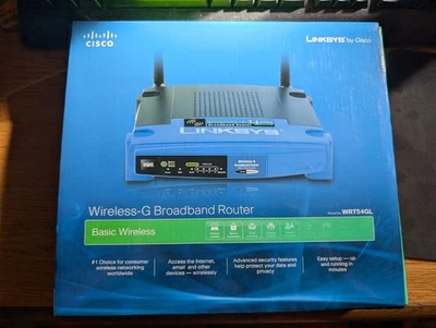 Linksys WRT54GL 54 Mbps Wireless-G WiFi Router - Image 1 of 3