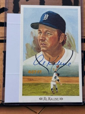 Al Kaline Perez-Steele Postcard Autograph Signed Tigers HOF JSA - Image 1 of 3