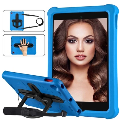 For iPad 5th 6th 7th 8th 9th 10th 11th (A16) Gen Kids Rotating Stand Case Cover - Image 1 of 4