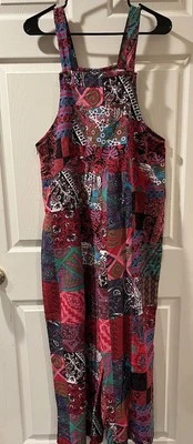 Mono Patchwork Mono Jersey Festival Hippie Boho Artístico Foto 1 de 4