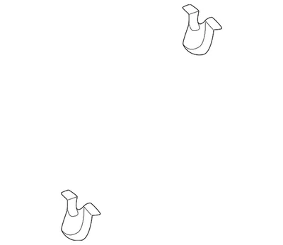 Suspensión sistema escape original Volkswagen 443-253-149-B Foto 1 de 2