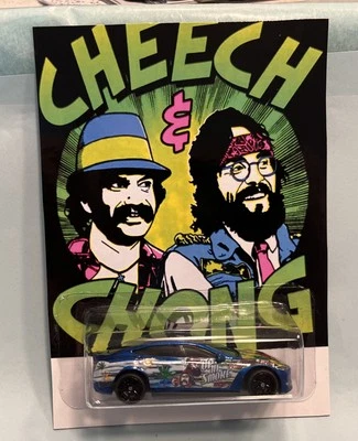"Custom Made" matchbox Tesla S Cheech and Chong Real Rider Tires Added - Image 1 of 4
