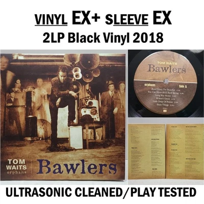 Tom Waits Orphans Bawlers 2 LP Anti 2018 EX+ Vinyl Black 180 gram #31o Foto 1 de 4