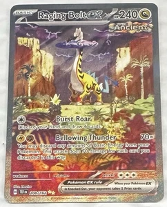 Pokémon TCG Raging Bolt EX 208/162 NM/Mint - Picture 1 of 2