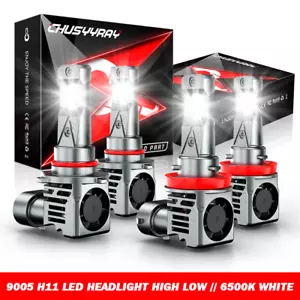Luces Fuertes Para Auto Coche Luz Carro Bombillas H11 + 9005 LED Super Blanco 6000K - Imagen 1 de 12