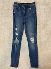 Abercrombie & Fitch High Rise Super Skinny Jeans Women Size 26/2s, Inseam 26"