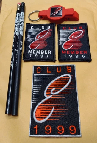6 Piece Dale Earnhardt Sr. Fan Club Swag Memorabilia Pencil X2 Patch X3 Keychain Cover