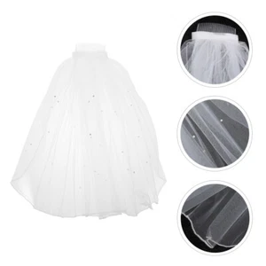 Bridal Veils Short Wedding Veil Veil for Bride Short Bridal Veil Wedding Veil - Picture 1 of 9