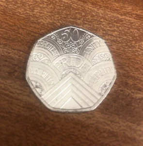 50p Münze - 2022 - 50 Jahre Stolz - Bild 1 von 2