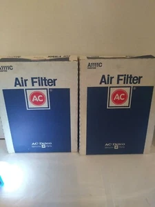 Lot Of 2 AC-Delco Air Filters A1111C New In Package. Beretta/ Corsica. - Picture 1 of 4