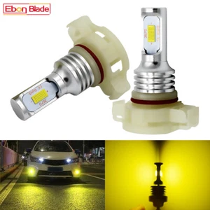 2Pcs PSX24W 2504 Yellow 3000K LED Fog Light Bulb DRL Lamp For Toyota 86GT 2012 - Bild 1 von 8
