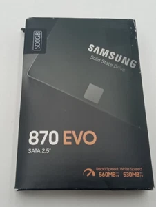 Samsung 870 EVO 500GB 2.5" SATA III Internal SSD MZ-77E500BW - Picture 1 of 6